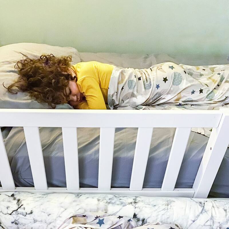 Max and Lily Twin Bed with Guard Rails