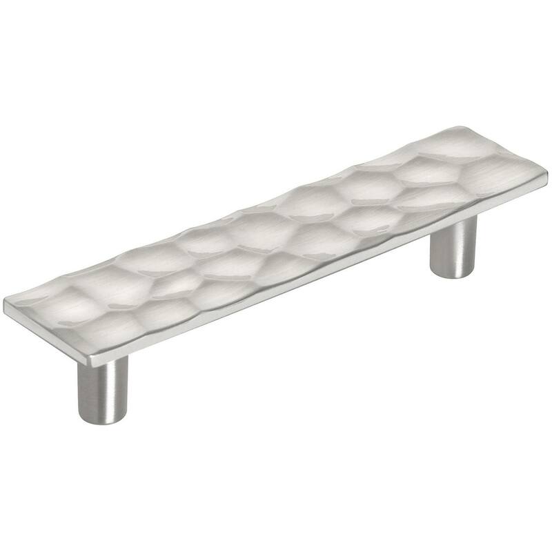 Amerock Kamari 3-3/4 Inch Center to Center Bar Cabinet Pull - Satin Nickel