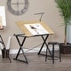preview thumbnail 15 of 13, Studio Designs Axiom Drawing Table with Adjustable Wood Top