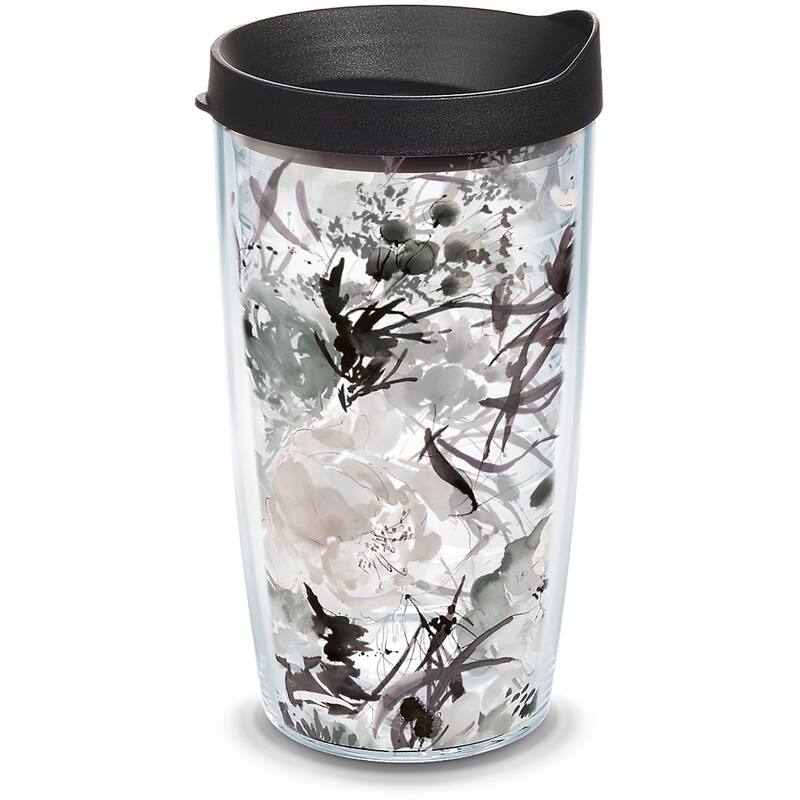 Tervis Kelly Ventura Shade Blooms Made in USA Double Walled Insulated Travel Tumbler, Classic - 16oz