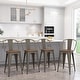 preview thumbnail 20 of 40, Andeworld farmhouse bar stools ,counter height bar stools set of 4 - Set of 4