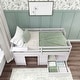 preview thumbnail 3 of 9, Max and Lily Farmhouse Twin Loft Bed with 1 Drawer