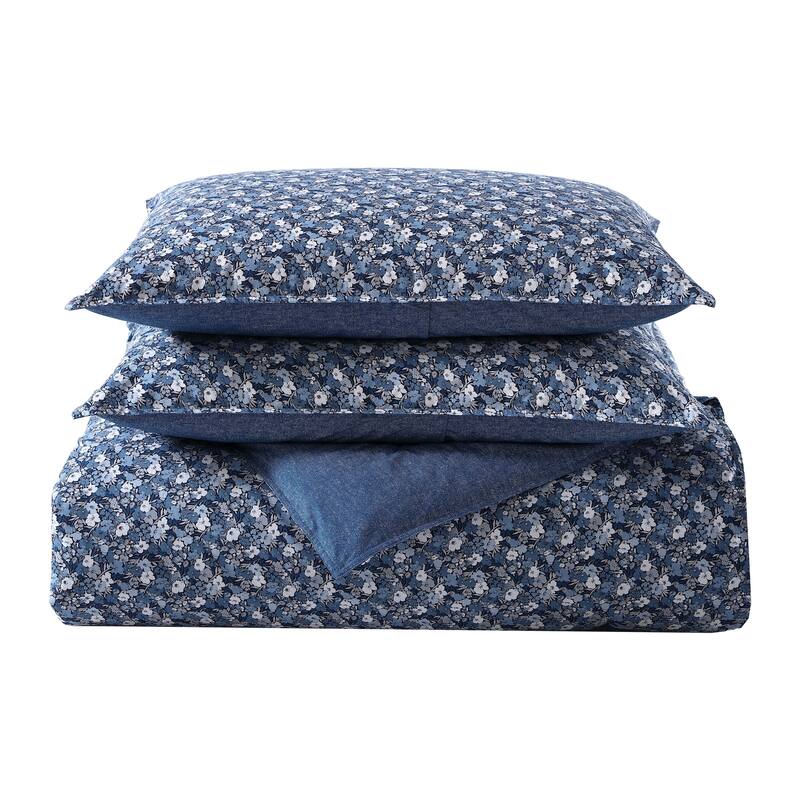 Wrangler Prairie Floral Cotton Blue Comforter Set