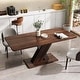 preview thumbnail 3 of 14, GDFStudio - Reynard Modern Multifunctional Extendable Console Dining Table with X-Base Design - 70.87"L