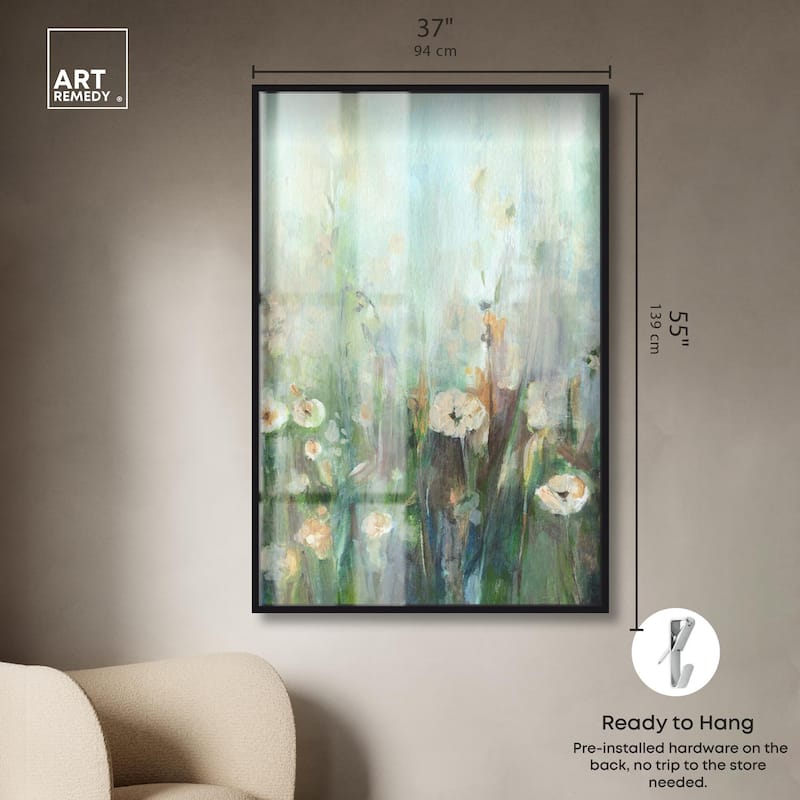 Harmony Green II Shadowbox by Art Remedy