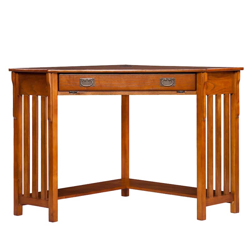 Porch & Den Crescent Mission-style Corner Desk