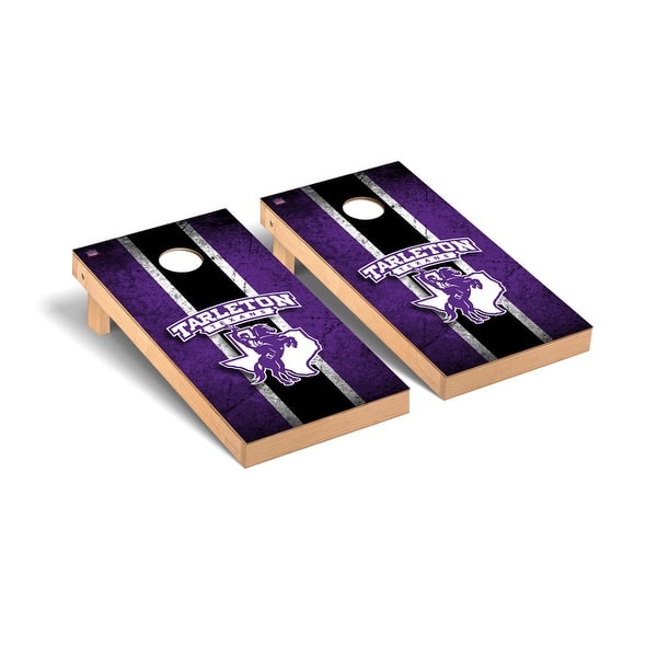 slide 2 of 5, Tarleton State Texans Vintage Cornhole Board Set