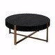 preview thumbnail 25 of 26, 31.5 Inch Round Coffee Table with Sturdy Pedestal
