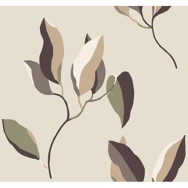 slide 2 of 7, York Wallcoverings Brushwork Branches Violet Wallpaper