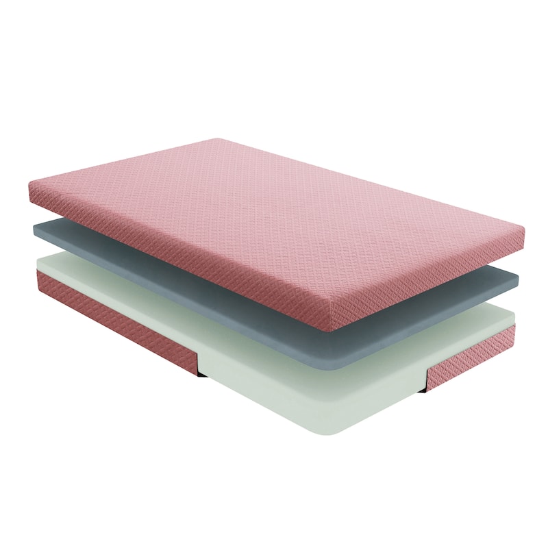 Lay 7-Inch Gel-Infused Memory Foam Mattress