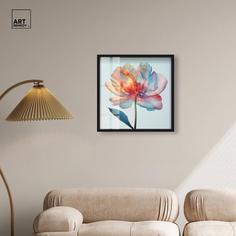 Peony Phases Shadowbox by Art Remedy