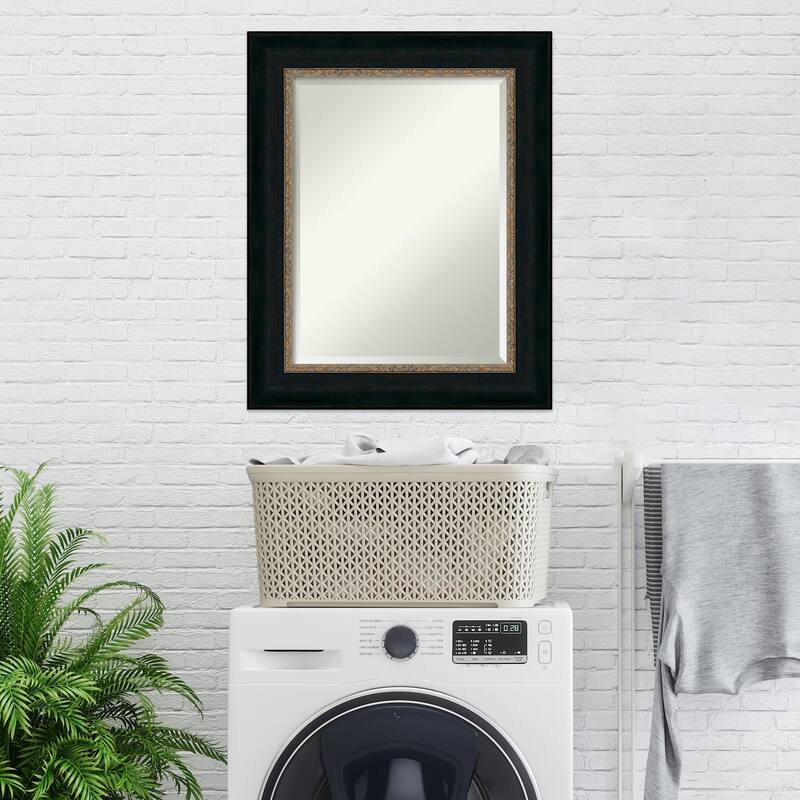 Beveled Bathroom Wall Mirror - Paragon Bronze Frame - Paragon Bronze