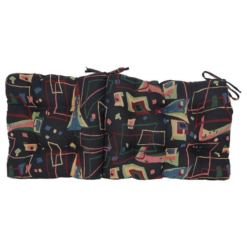 Tapestry Tufted Seat/Back Chair Cushion (Multiple Sizes)