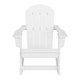preview thumbnail 3 of 10, Laguna Hdpe All Weather Outdoor Patio Rocking Chair