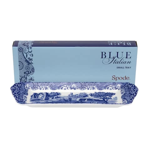 Spode Blue Italian Small Tray - Blue/White - 9 inch