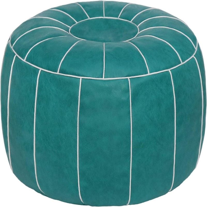 Handmade Round Pouf Foot Stool Ottoman