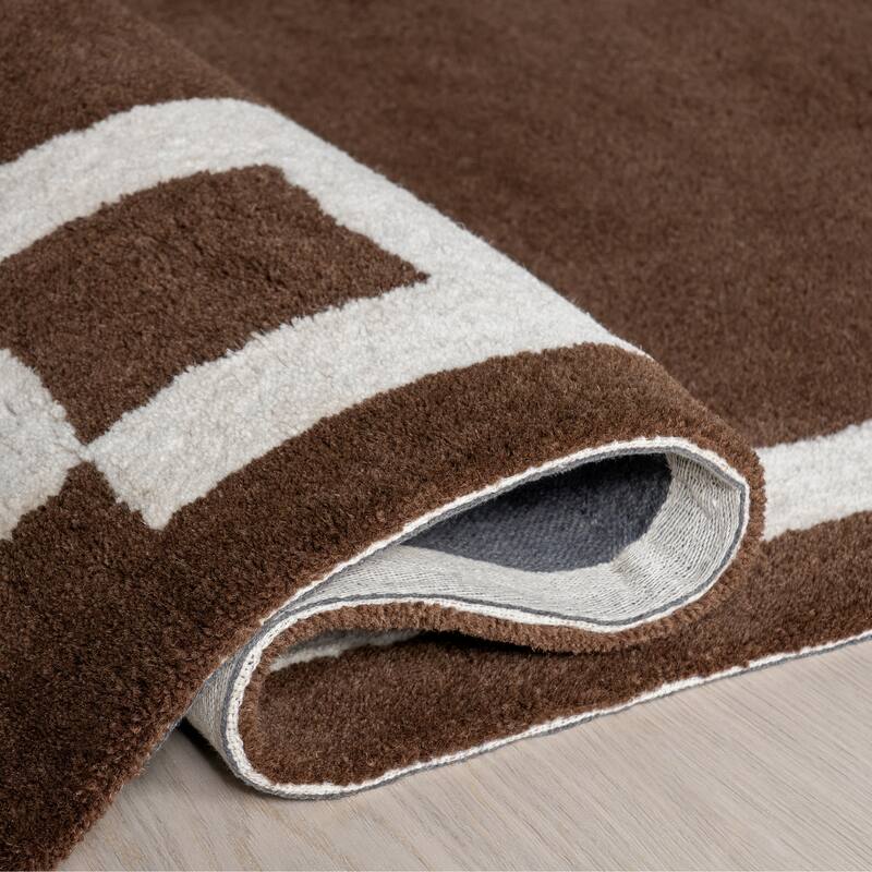 Grace Bordered Wool Area Rug