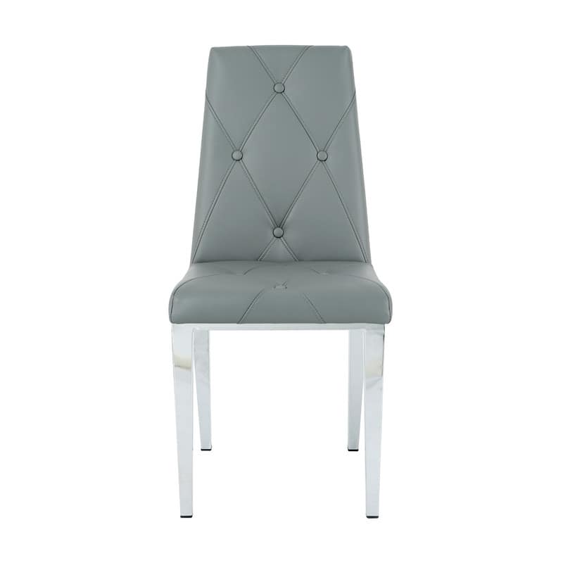 Modern/Luxury PU Leather Dining Chairs Set of 2