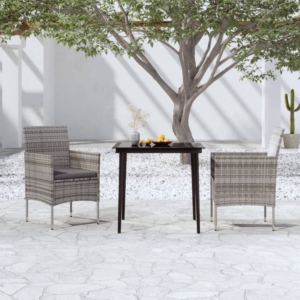 vidaXL Patio Dining Set Outdoor Dining Set Table and Chair Set for Garden