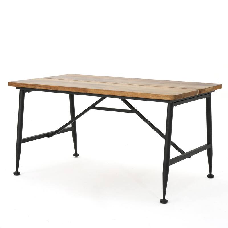 Ocala Industrial Wood Metal Coffee Table