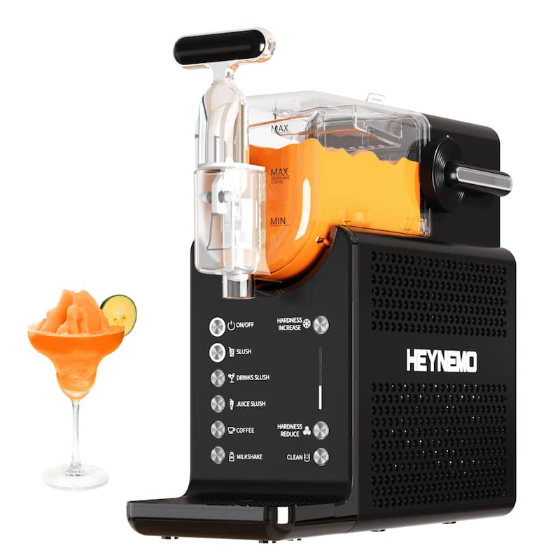 Single-Tank Slushie Maker with Rapid Chill, Self-Cleaning, 5 Drink Modes
