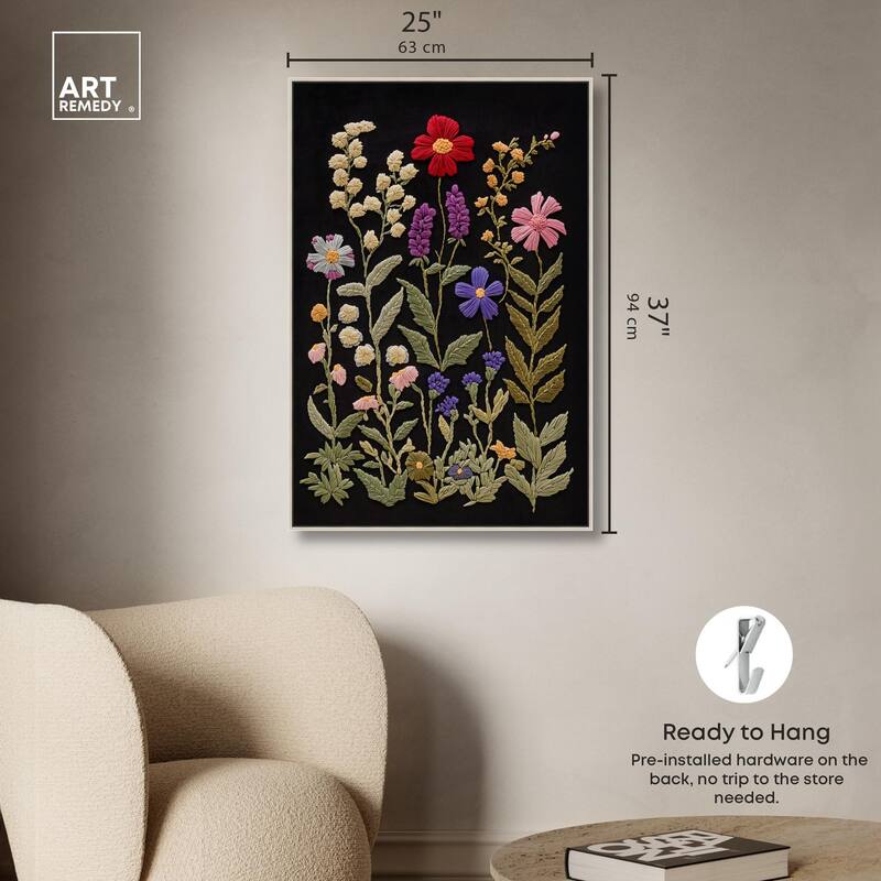 Fiber Flora on Fathomless Canvas by Art Remedy