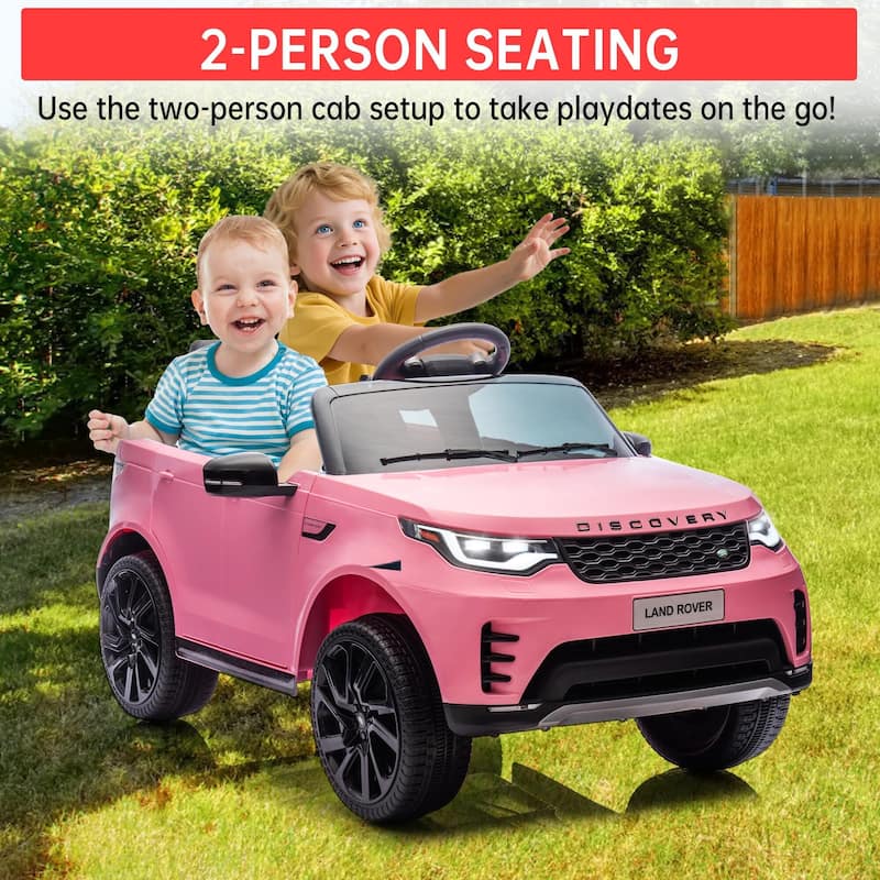 12V Licensed Land Rover 2 Seater Ride on Car for Kids