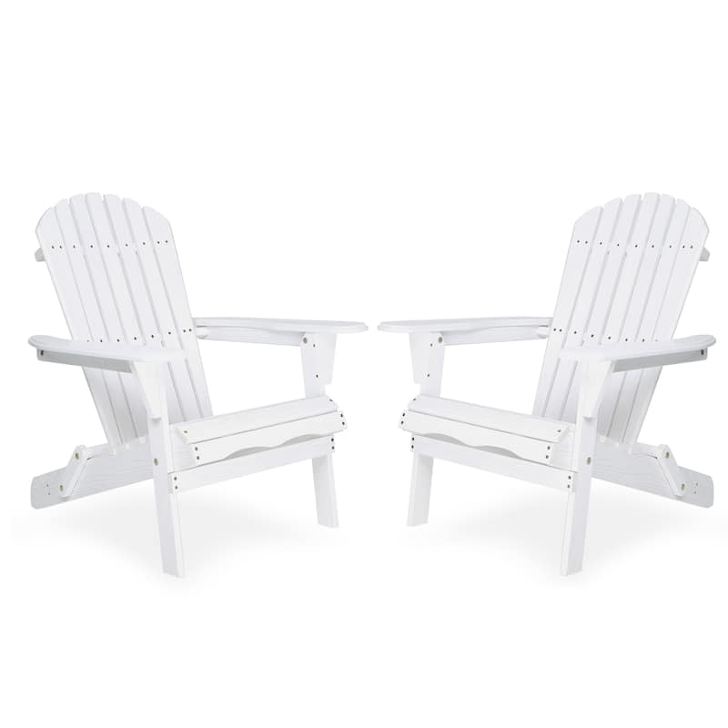 Wood Lounge Patio Chair Wooden Folding Embossed Adirondack Chair Set of 2 Solid Cedar Wood Lounge Patio Chair with Wood Grain