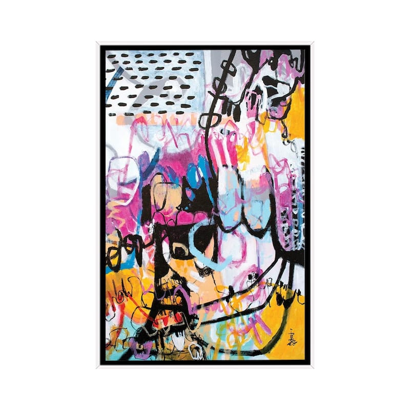 "Dream Catcher" by Misako Chida Framed - White - 26x18