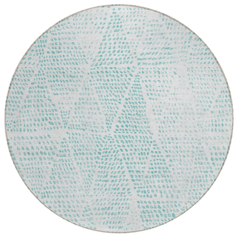 HomeRoots Geometric Transitional Rectangle Outdoor Rug
