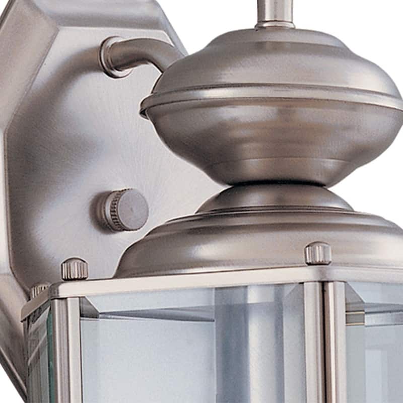 Designers Fountain 1 Light 7" Wall Lantern with Clear Beveled Glass
