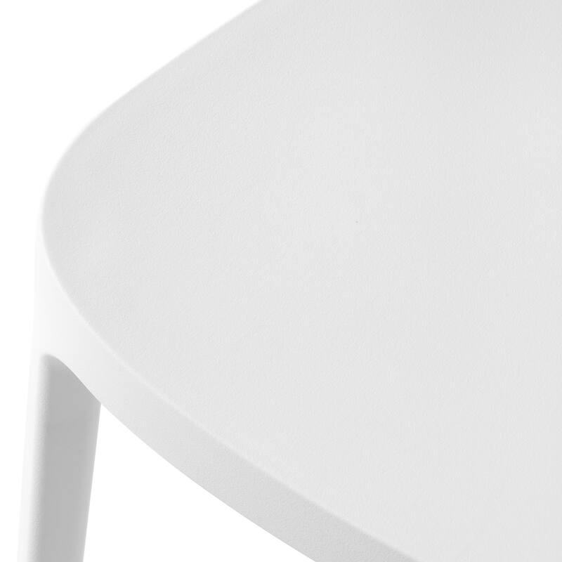 Frond and Form Modern Outdoor Patio Stacking Dining Side Chair (Set of 2)
