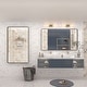 preview thumbnail 36 of 192, KIOTEE Modern Metal Frame Wall Mounted Bathroom Vanity Mirror with 5-year warranty