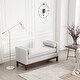 preview thumbnail 21 of 29, 53.5"W Elegant Upholstered Bench with Pillows for End of Bed, Bedroom, Living Room