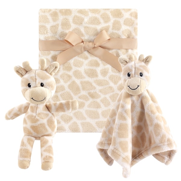 slide 1 of 1, Hudson Baby Infant Plush Blanket, Security Blanket and Toy Set, Giraffe, One Size - Giraffe - One Size One Size - Giraffe