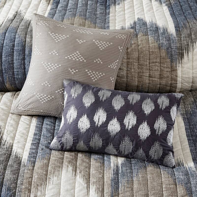 GDF Studio - Printed Cotton Quilt Comforter Set