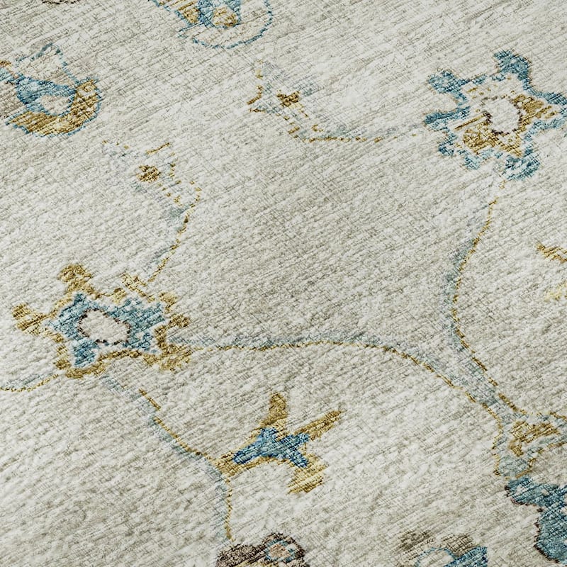 Premium Washable Super Soft Traditional Kashan Mayfield Rug