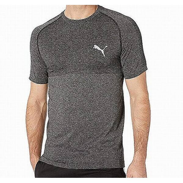 Shop Puma Mens Activewear Tops Gray Size Xl Crewneck Slim Fit