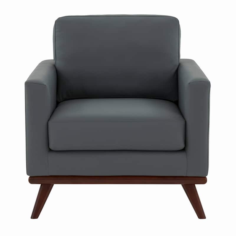 Chester Modern One-Seater Sofa Leather Or Mesh Upholstery Accent Arm Chair for Living Room Bedroom Lounge - 33.46