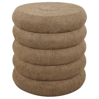 Uttermost Capitan Braided Rope Side Table - 20.5 W  X 23.5 H X 20.5 D (in)