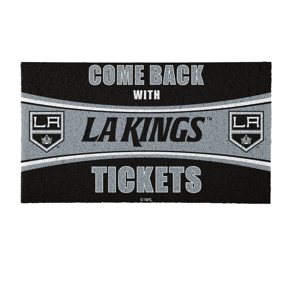 Florida Panthers 28 in. x 16 in. PVC "Come Back With Tickets" Trapper Door Mat