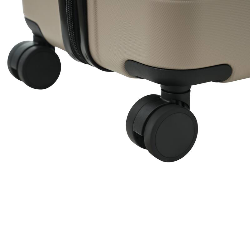 6 Piece Luggage Set, with Double Spinner Wheels Handle Password Lock, 14 IN Cosmetic Case 20/24/28 IN Luggages with Bag