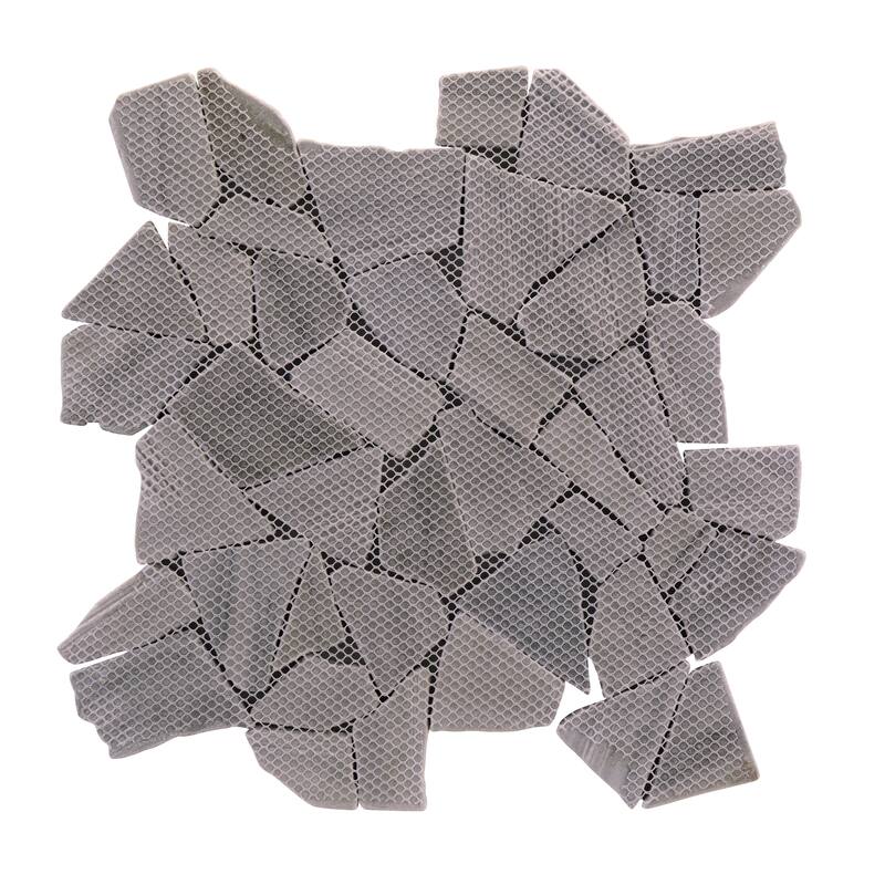 Full Eclectic 18 in. x 18 in. Marble Tumbled Wall and Floor Tile