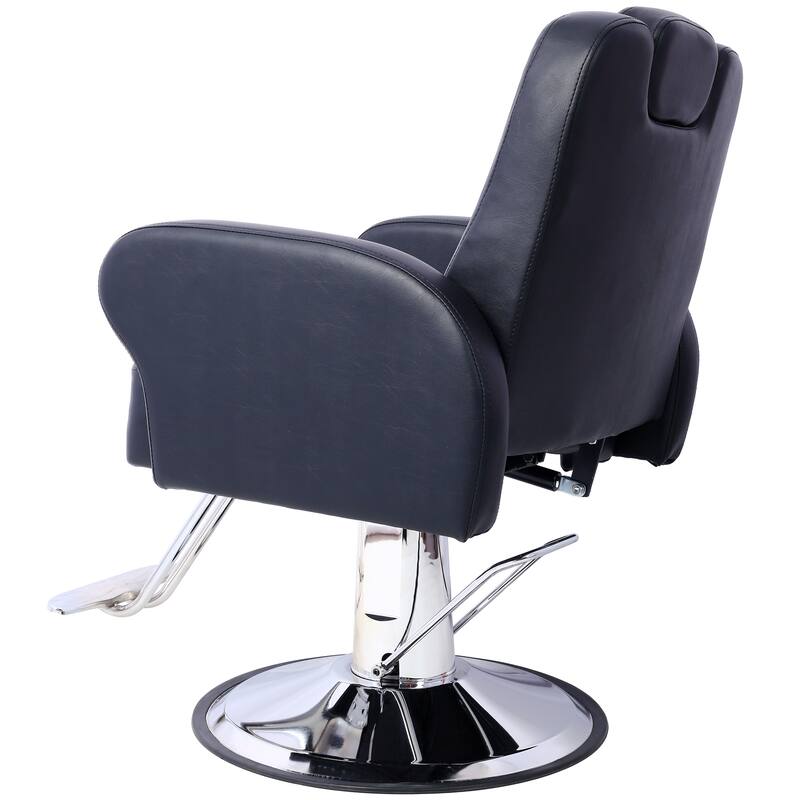 Artist hand Hair Barber Chair,Heavy Duty Hydraulic Spa Furniture Shampoo Reclining Extra Wider Seat Beauty Hair Salon Equipment
