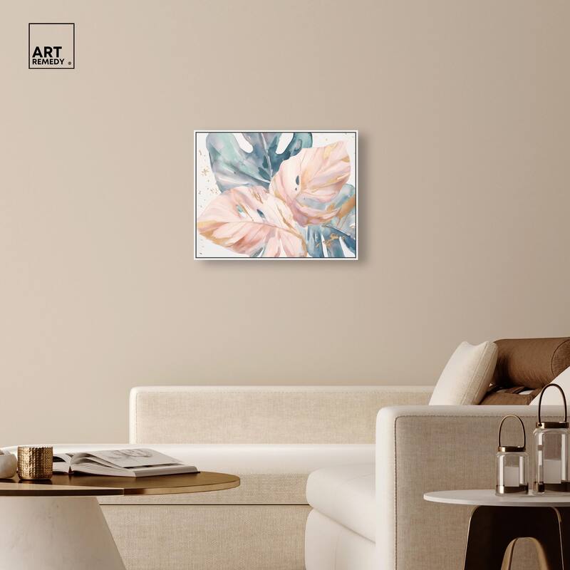 Golden Spritz Canvas by Art Remedy