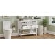 preview thumbnail 20 of 56, Christopher Knight Home - Eric 36" Bathroom Vanity with Ceramic Sink
