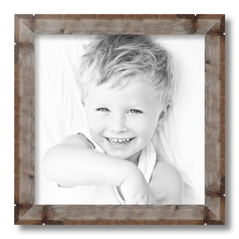 ArtToFrames Bosswood Rustic 13x13 Inch Picture Frame, 1.63 Inch Wood Poster Frame Available in Multiple Colors (SM-SC-13x13)