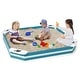 preview thumbnail 9 of 10, Costway Outdoor Wooden Sandbox with Animal Patterns Seats Backyard - See Details