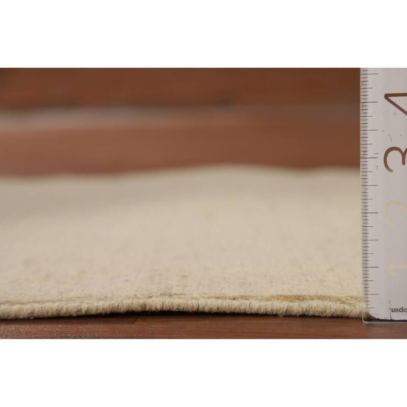 Modern Gabbeh Oriental Rug Hand-Knotted Foyer Wool Carpet - 2'8"x 3'11"