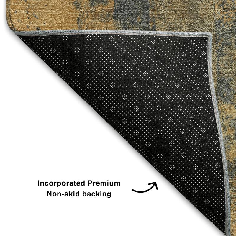 Premium Washable Super Soft Abstract Impressions Mayfield Rug